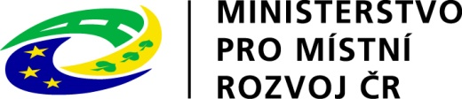 Logo Ministerstva vnitra pro místní rozvoj