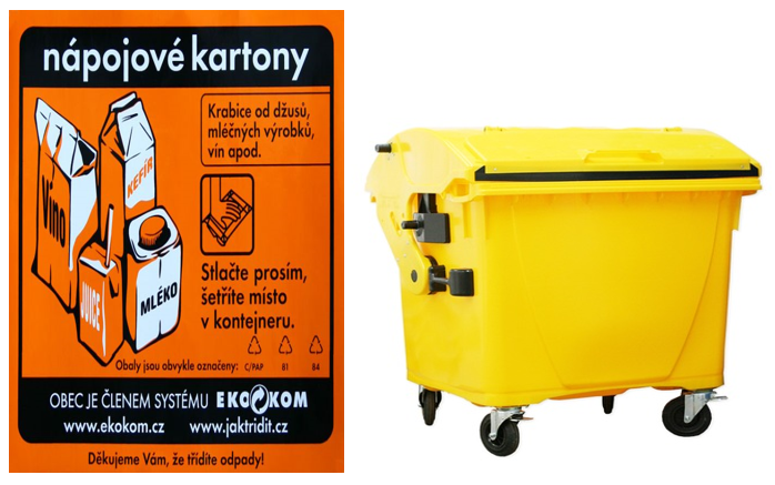 Odpady - nápojové kartony