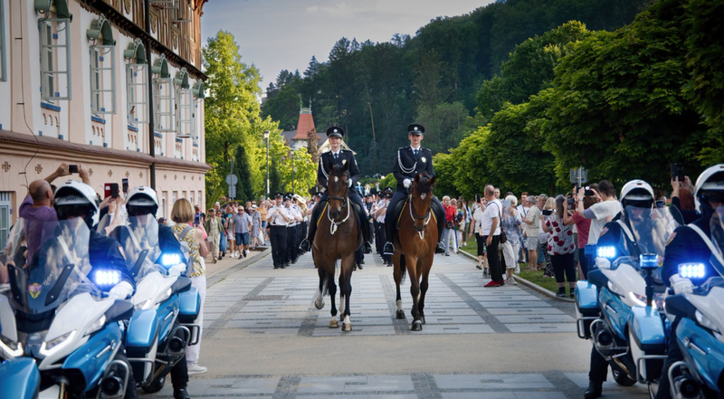 Strážníci přispívali k bezpečnosti osob na významné kulturní akci Hudby Hradní stráže a Policie ČR